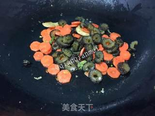 海参鸡蛋疙瘩汤的做法步骤:3