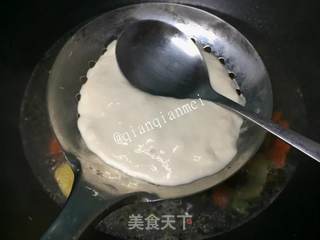 海参鸡蛋疙瘩汤的做法步骤:5