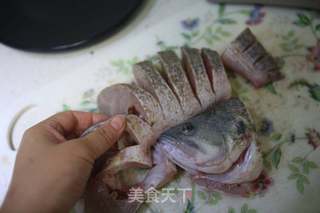 富贵孔雀开屏鱼的做法步骤:8
