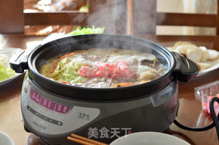 二人杂蔬菌菇羊肉火锅的做法步骤:9