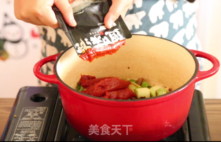 红果家菜谱之番茄牛肉火锅的做法步骤:8