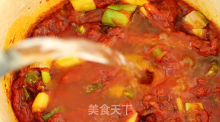 红果家菜谱之番茄牛肉火锅的做法步骤:9