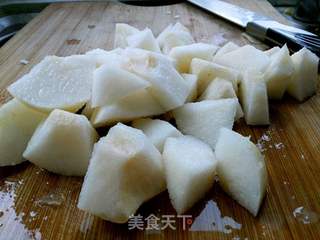 银耳百合雪梨盅的做法步骤:3