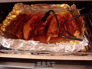 蜜汁叉烧肉的做法步骤:6