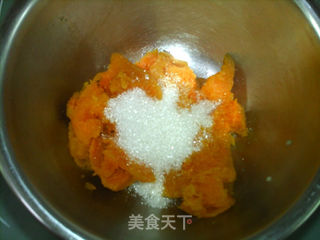 香糯紫薯南瓜饼的做法步骤:2