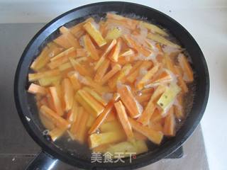 炸薯条的做法步骤:4