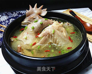 原味老母鸡汤的做法步骤:9