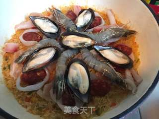 西班牙海鲜饭的做法步骤:12