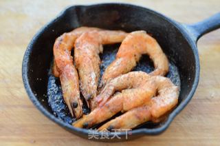 橄榄油黑椒煎大虾的做法步骤:5