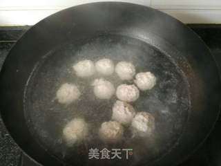 白萝卜丸子汤的做法步骤:5