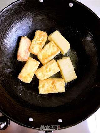 鲍汁极品豆腐的做法步骤:6