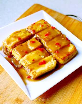 鲍汁极品豆腐的做法步骤:13