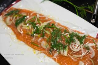 圣诞派对大餐系列:东欧盐渍三文鱼 Gravlax Salmon的做法步骤:5