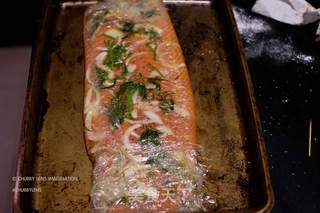 圣诞派对大餐系列:东欧盐渍三文鱼 Gravlax Salmon的做法步骤:10