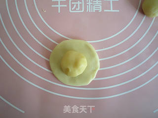 金丝肉松饼的做法步骤:12