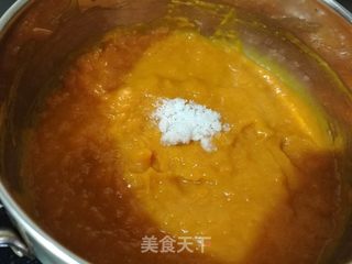 奶香南瓜羹的做法步骤:8