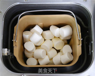 面包机版牛轧糖的做法步骤:7