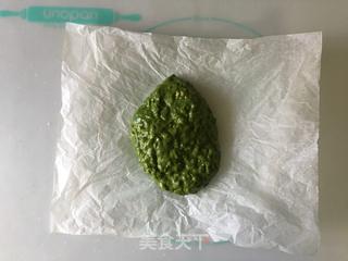 抹茶花生牛轧糖的做法步骤:7
