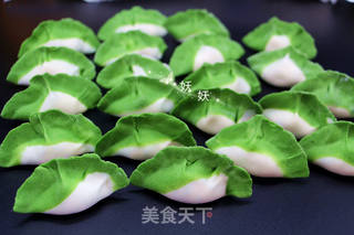 翡翠饺子白菜饺子的做法步骤:15