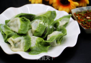翡翠饺子白菜饺子的做法步骤:19