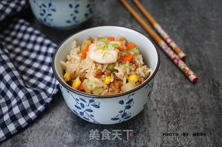 【杂蔬肉末焖饭】的做法步骤:10