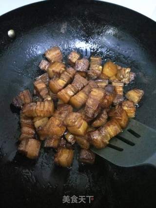 虎皮蛋烧肉的做法步骤:4