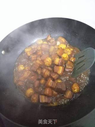 虎皮蛋烧肉的做法步骤:8