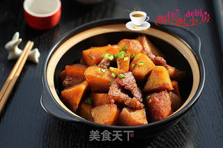 【湖北】土猪肉烧红薯的做法步骤:10