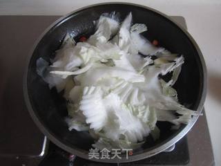 醋溜白菜梗的做法步骤:4
