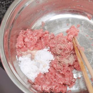 清蒸狮子头的做法步骤:3