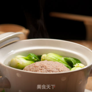 清蒸狮子头的做法步骤:7