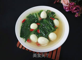 珍珠菠菜汤的做法步骤:6