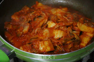 韩式泡菜豆腐汤的做法步骤:6