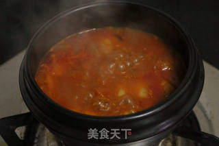 韩式泡菜豆腐汤的做法步骤:8