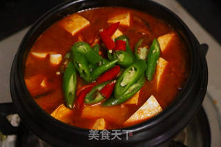 韩式泡菜豆腐汤的做法步骤:9