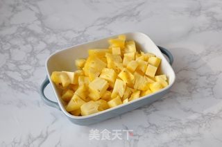 菠萝梨汁的做法步骤:3