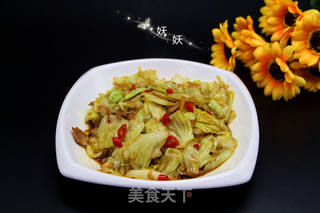 手撕包菜的做法步骤:7
