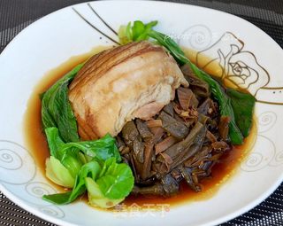 【河南】笋丝干豆角扣肉的做法步骤:21