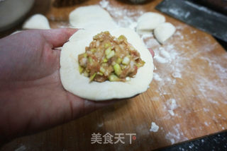 【北京】韭黄馅儿水煎包的做法步骤:8