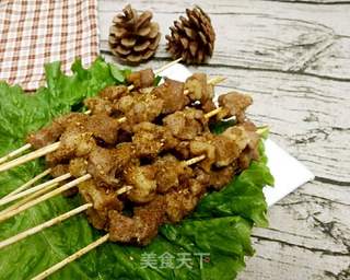 【天津】烤羊肉串的做法步骤:7