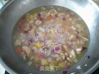 【东南亚】咖喱鸡肉饭的做法步骤:5