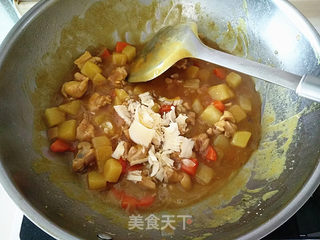 【东南亚】咖喱鸡肉饭的做法步骤:8