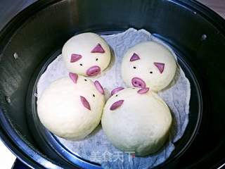 猪猪馒头的做法步骤:12