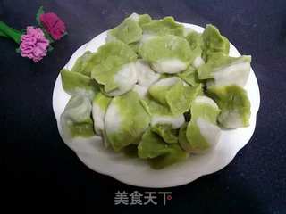 【东北】翡翠白菜饺子的做法步骤:7