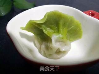 【东北】翡翠白菜饺子的做法步骤:9