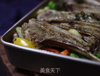 迷迭香杂蔬烤法式羊排的做法步骤:14