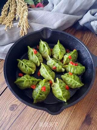 【东北】胡萝卜肉煎饺的做法步骤:4