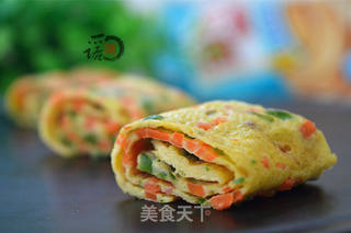 【东北】鲜蔬鸡蛋饼的做法步骤:9