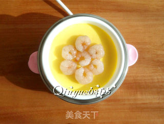 【山西】虾仁鸡蛋羹的做法步骤:5
