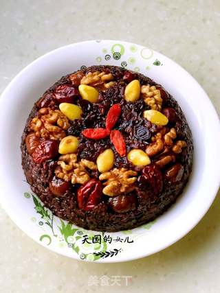 【兰州】粟香紫米八宝饭的做法步骤:7